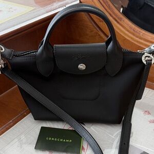 Longchamp Le Pliage Small Black Crossbody Bag